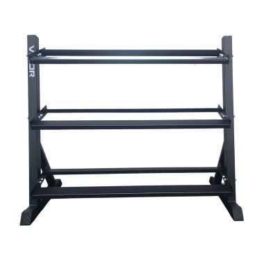 3 Tier Rubber Hex Dumbbell Rack (10 pairs)