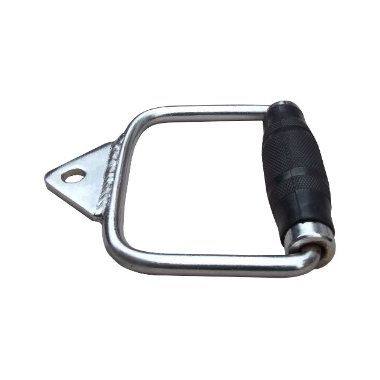 Single Rubber Pro Grip Cable Attachment Bar Revolving Handle