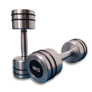 Commercial Chrome Dumbbell Package (1-10kg)