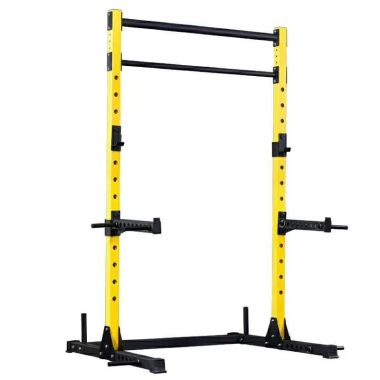 Half Rack with dual chin up bar