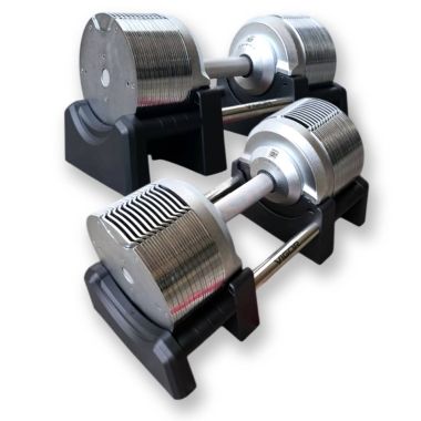 Vigor 41.5kg Smartlock Adjustable Dumbbell (4 to 41.5kg Pair)