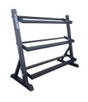 3 Tier Rubber Hex Dumbbell Rack (10 pairs)