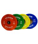 Vigor 100kg Pro Grade Bumper Plate set