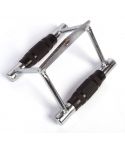 Triangle V Shaped Chest Pull Bar Cable Attachment with Rubber Grips