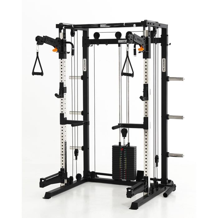 Bodyx CM6 Half Rack with Dual Cable (90kg weight stack)