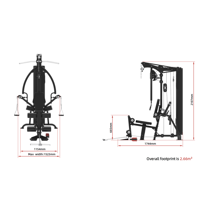 Vigor Xpress Pro Home Gym Station