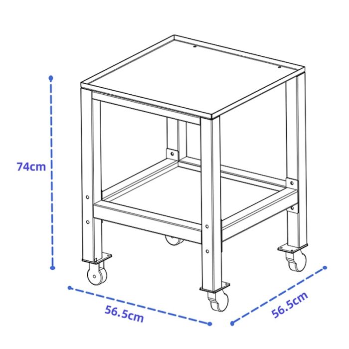 Dumbbell rack with wheels