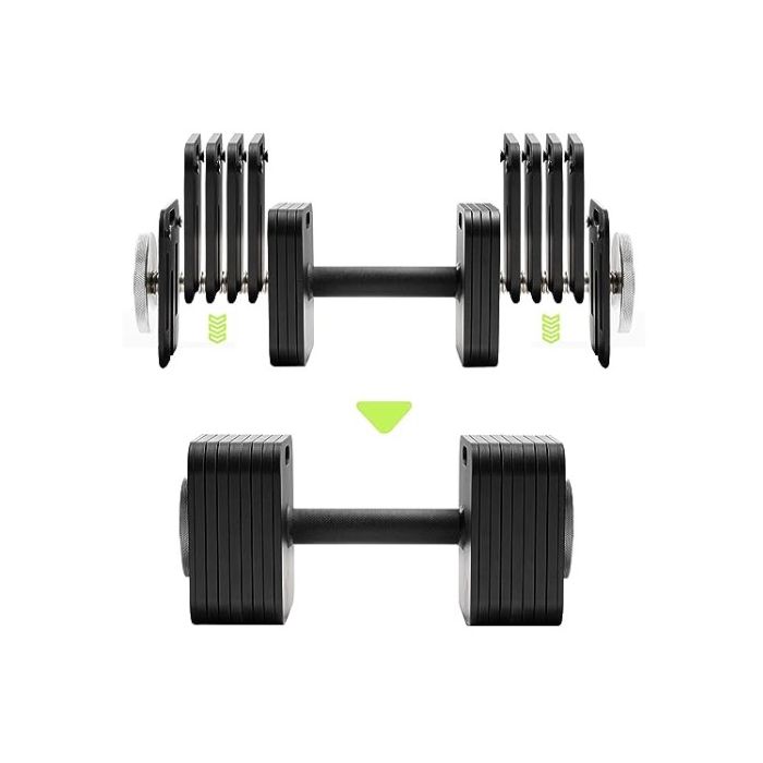 Vigor Quickslot Dumbbell 32kg Pair (Free Dumbbell Stand, Display Set)