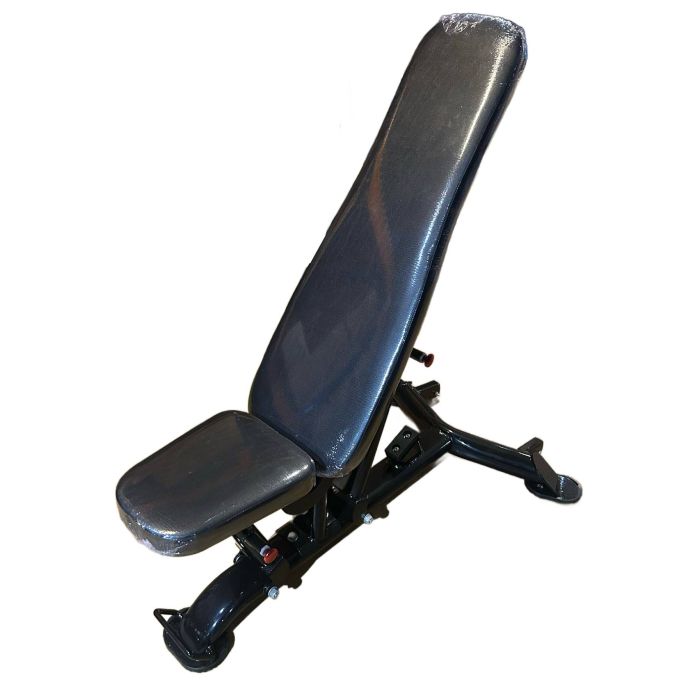 Vigor Folding Adjustable Squat Stand (Display Set, with Solid Adjustable Bench)