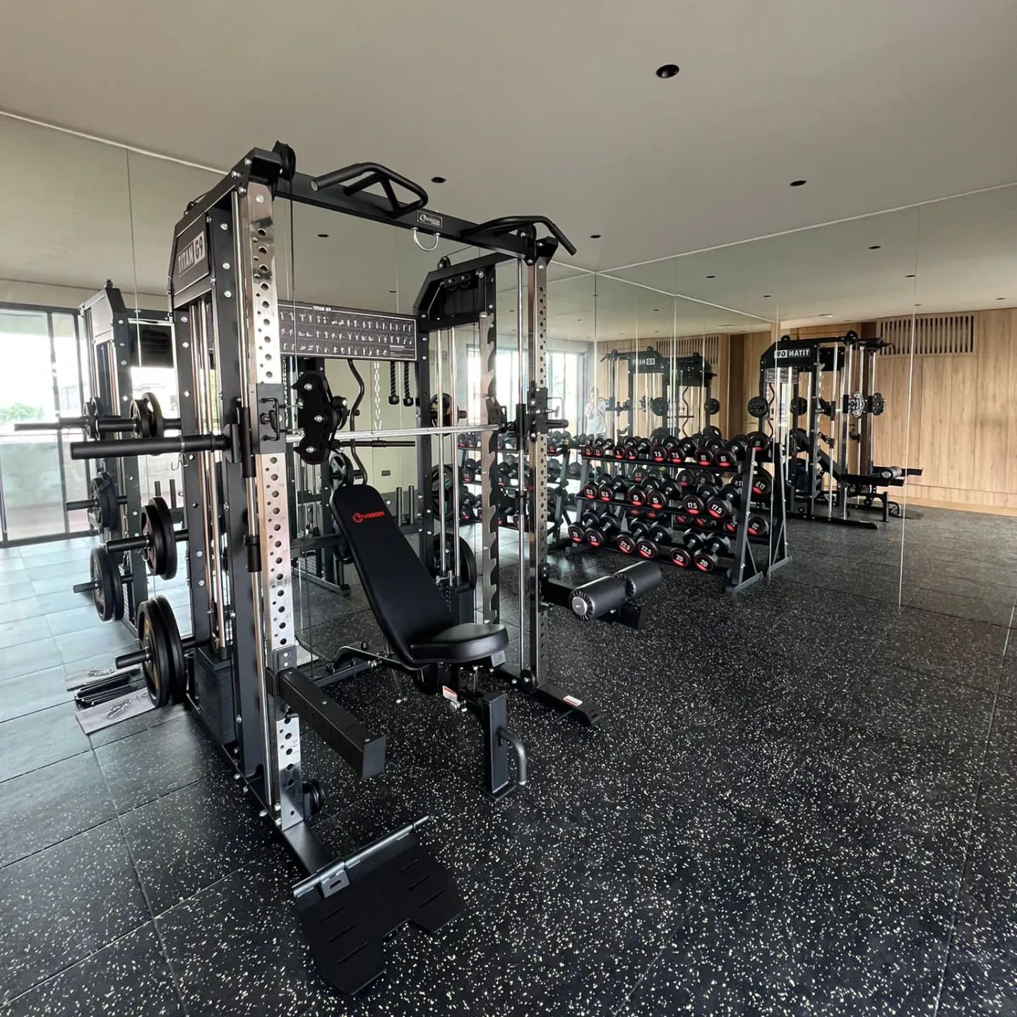 Mirror mirror on the wall.   #homegymsg #sgfitness #sgfitfam #homegym #gymequipment #homegymsetup