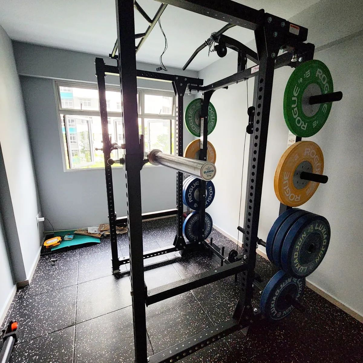 Homegym setup  #homegymsg #sgfitness #sgfitfam #homegym #gymequipment #homegymsetup