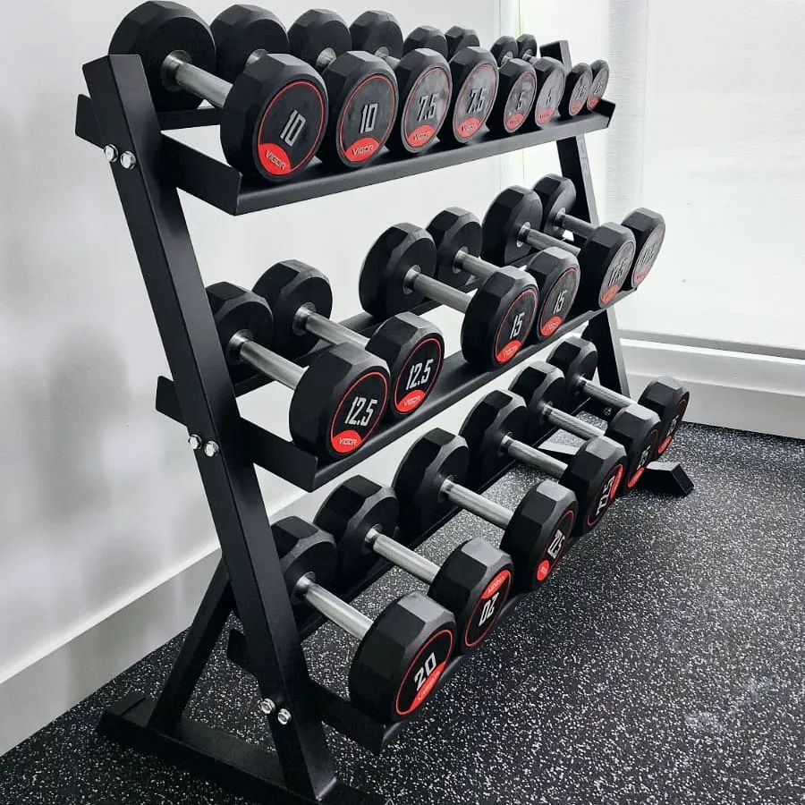 Pro style dumbbell set  #homegymsg #sgfitness #sgfitfam #homegym #gymequipment #homegymsetup
