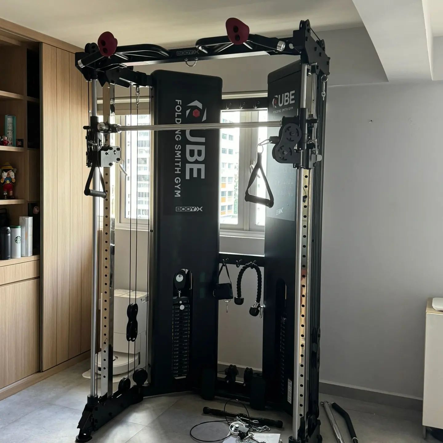 Bodyx Cube Smith. The most compact home gym.