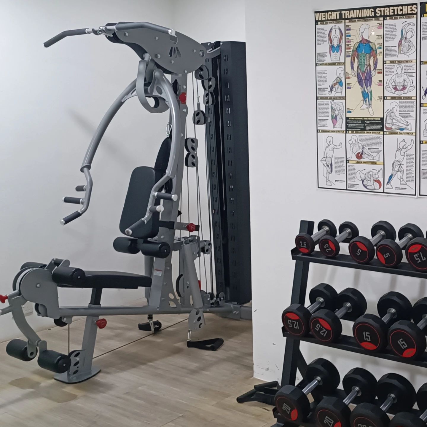 Multigym and dumbbell setup  #homegymsg #sgfitness #sgfitfam #homegym #gymequipment #homegymsetup