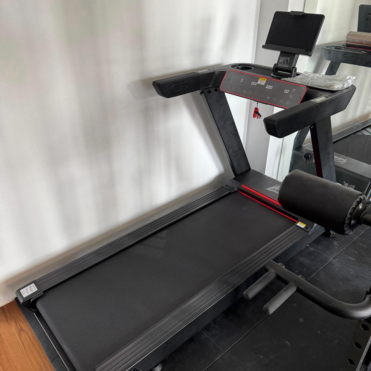 The Adidas T-23 treadmill is a sleek and quiet treadmill with brushless 4hp motor. It is stable and comfortable to run on.