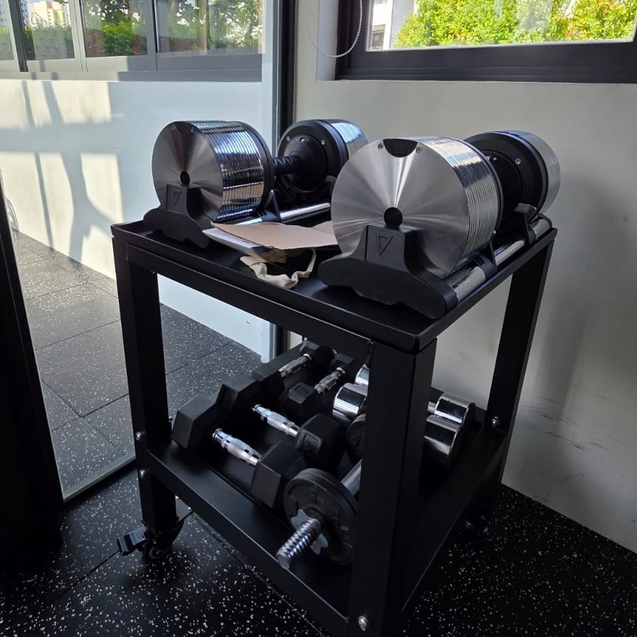 Quick adjust dumbbell