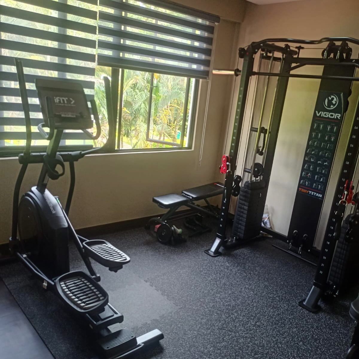 Nordictrack airglide 14i elliptical and Vigor Titan G9 all in one trainer