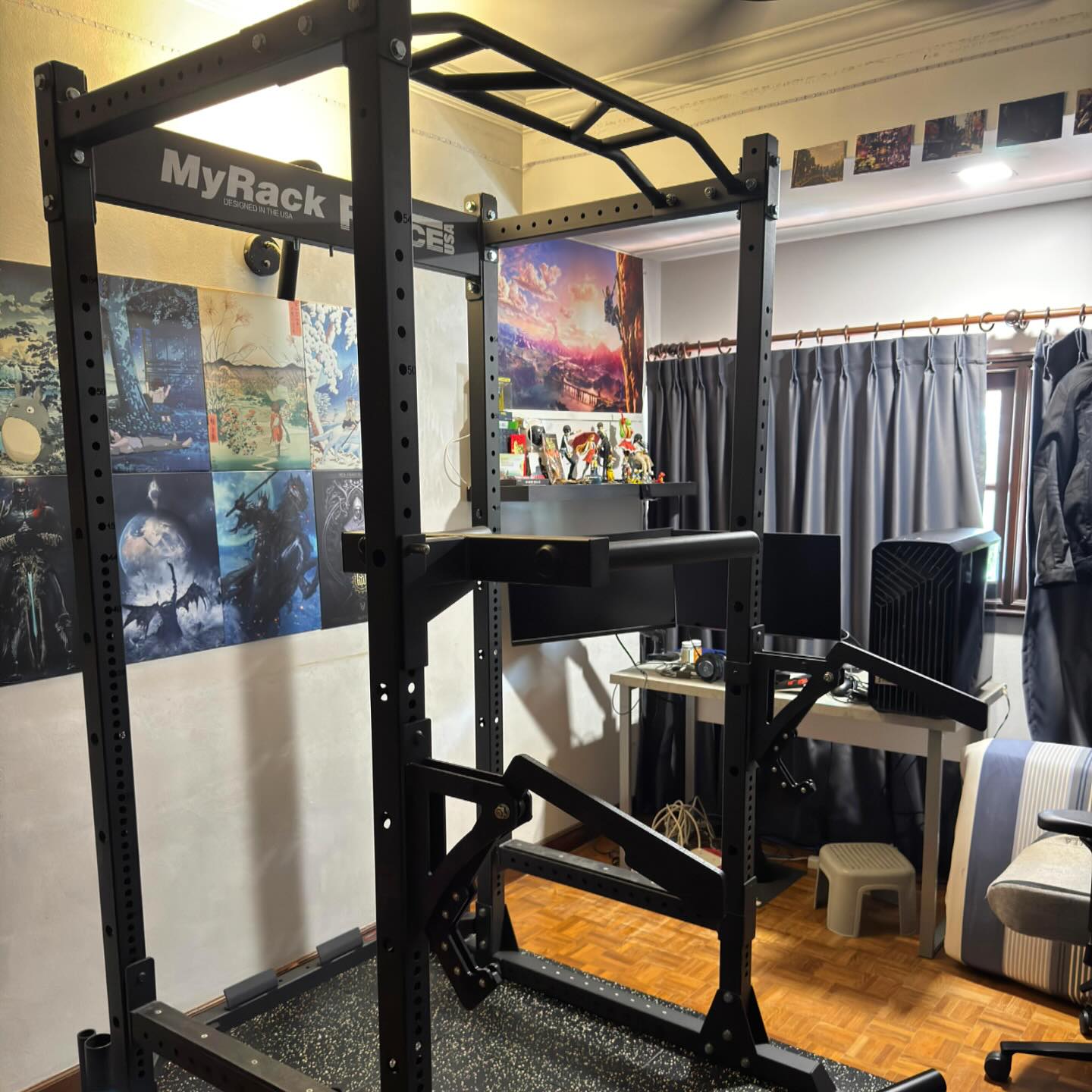 Force USA Myrack power rack setup