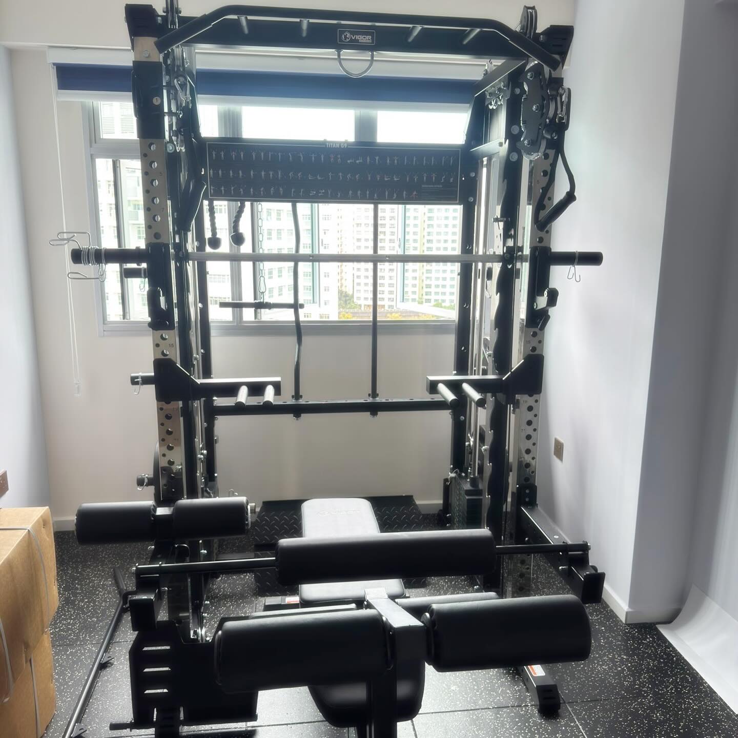 Vigor Titan G9 paired with Concept2 Rower