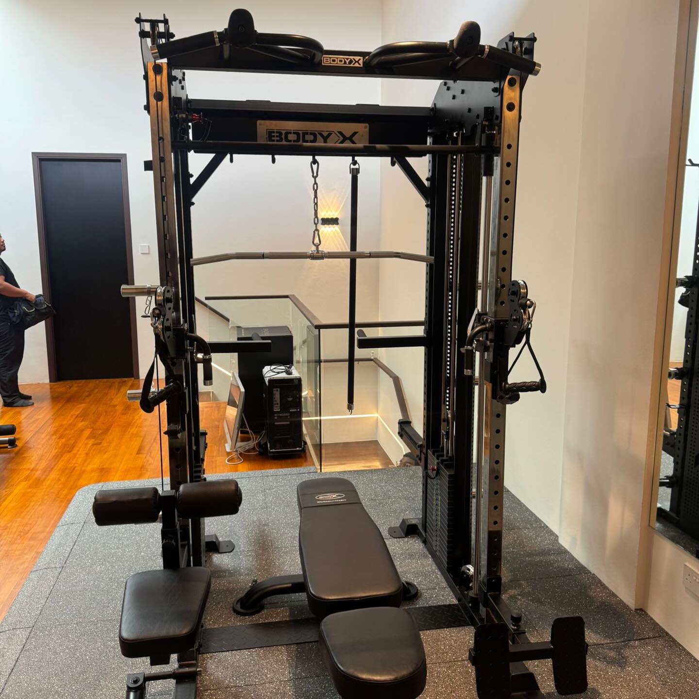 Triangle V Shaped Chest Pull Bar Cable Attachment with Rubber Grips ...
