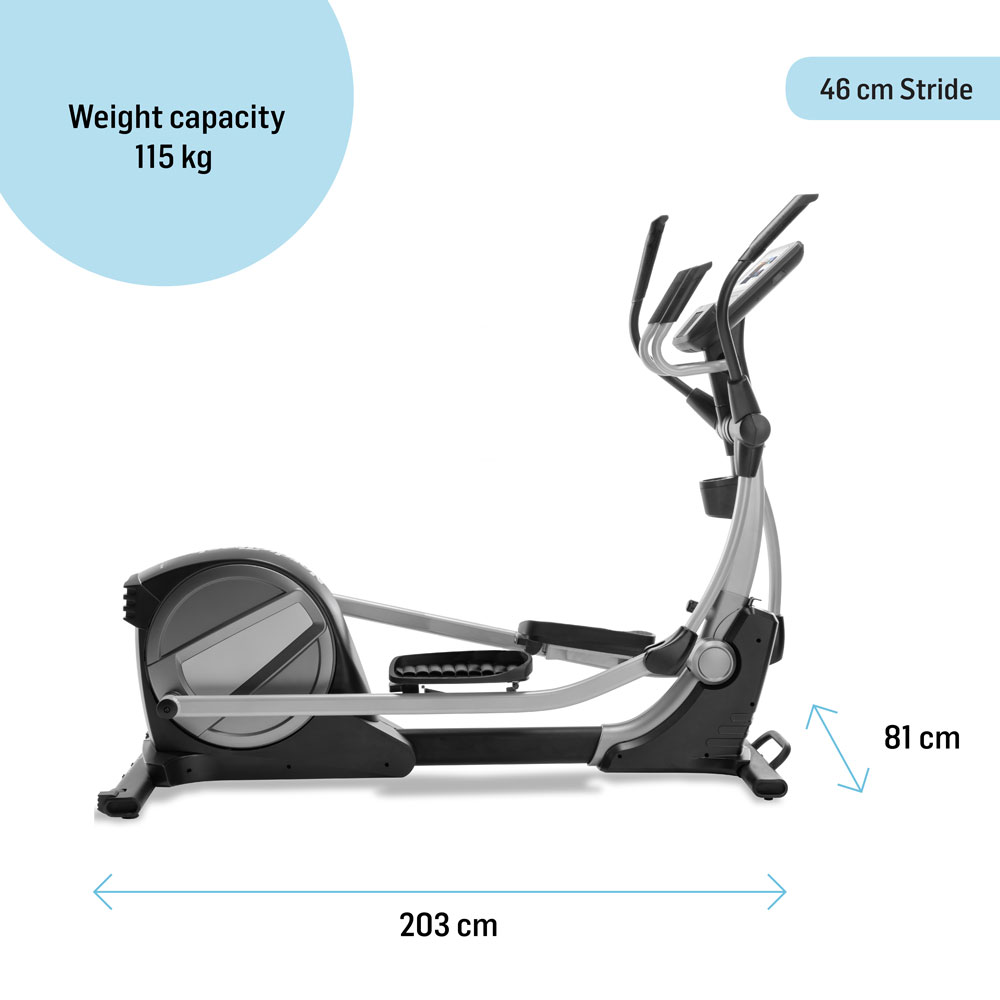 Nordictrack se7i online dimensions